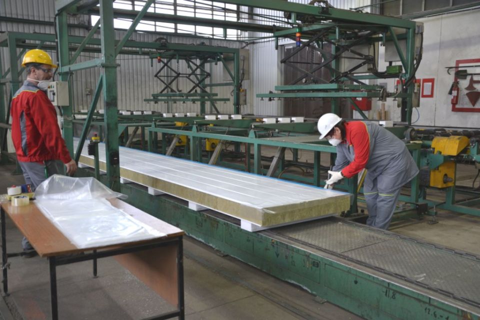Производство сэндвич-панелей